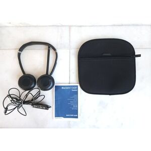 Plantronics Blackwire C420 Headband Headset Black USB-A Corded + Carry Case